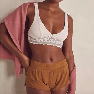 NWOT Free People Women’s Intimately Essential Longline Bralette. Size XS.
